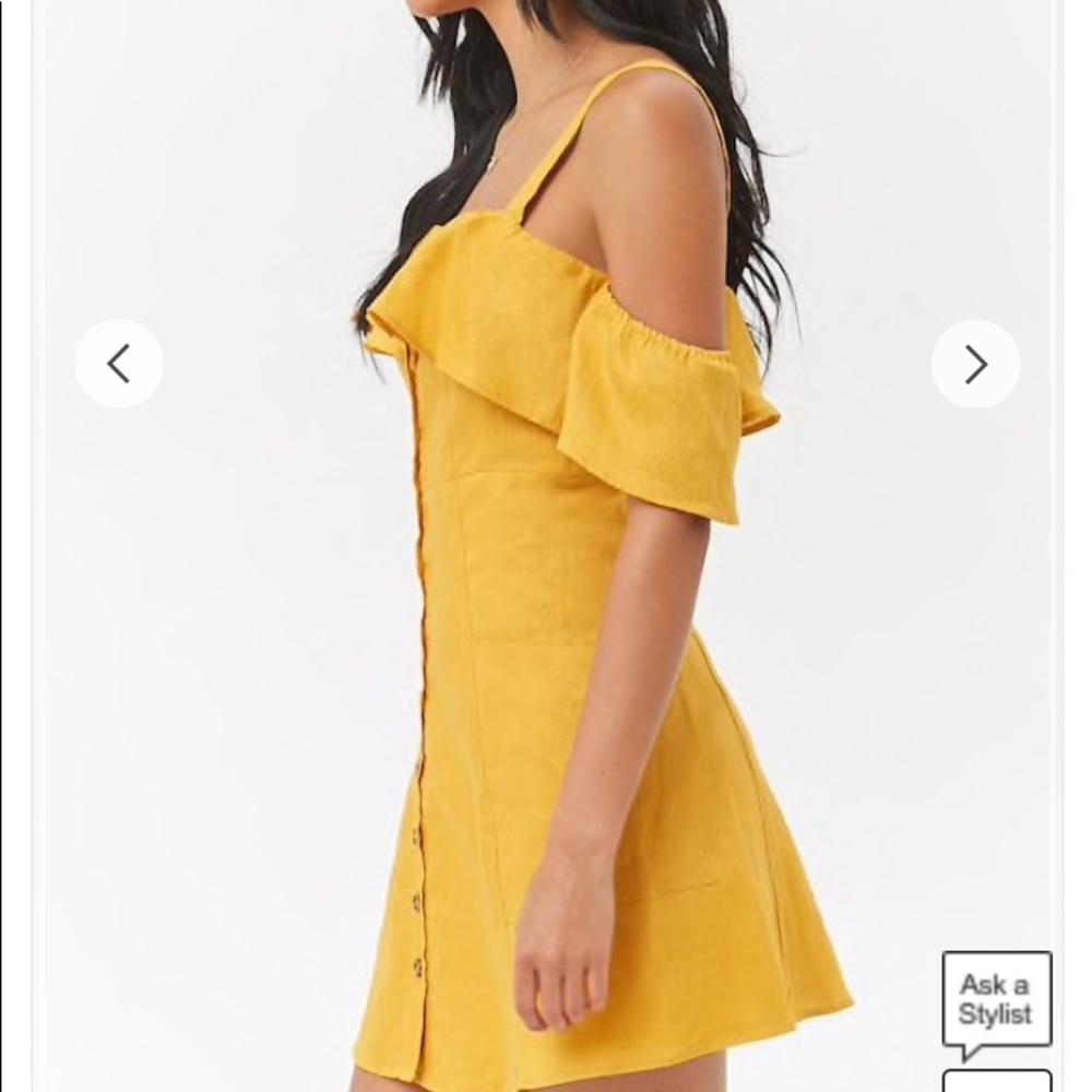 Brand new w/tags yellow dress